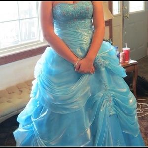 COPY - Blue Cinderella Prom/Formal Dress